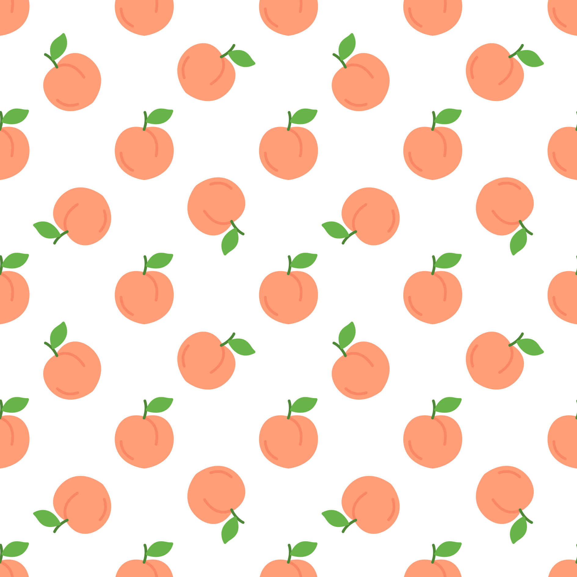 Peach seamless pattern background